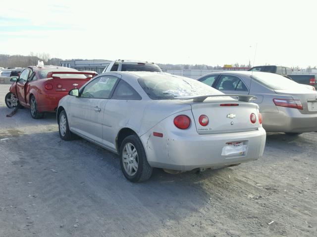 1G1AL15F977402656 - 2007 CHEVROLET COBALT LT SILVER photo 3