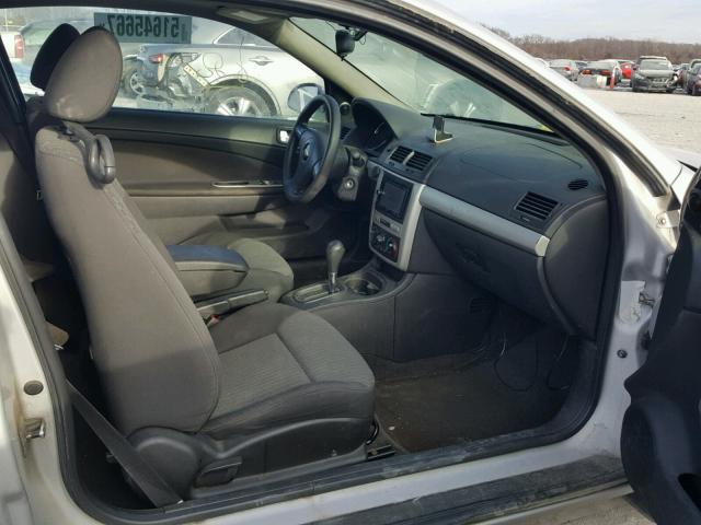 1G1AL15F977402656 - 2007 CHEVROLET COBALT LT SILVER photo 5