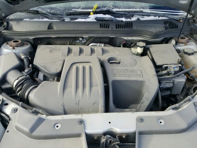 1G1AL15F977402656 - 2007 CHEVROLET COBALT LT SILVER photo 7