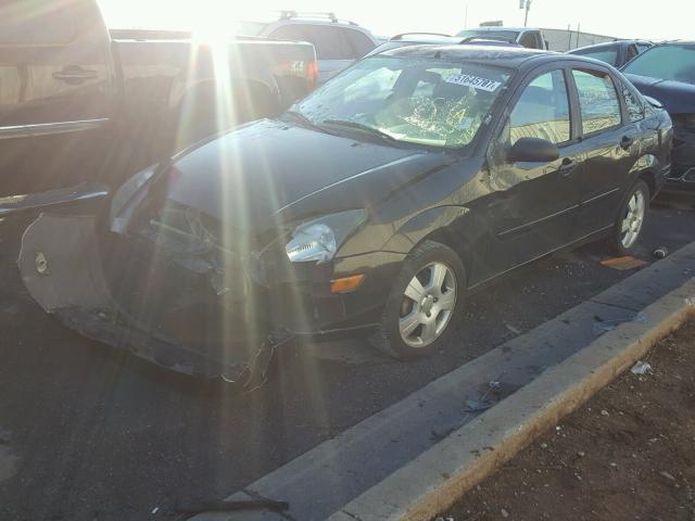 1FAFP38313W191053 - 2003 FORD FOCUS ZTS BLACK photo 2