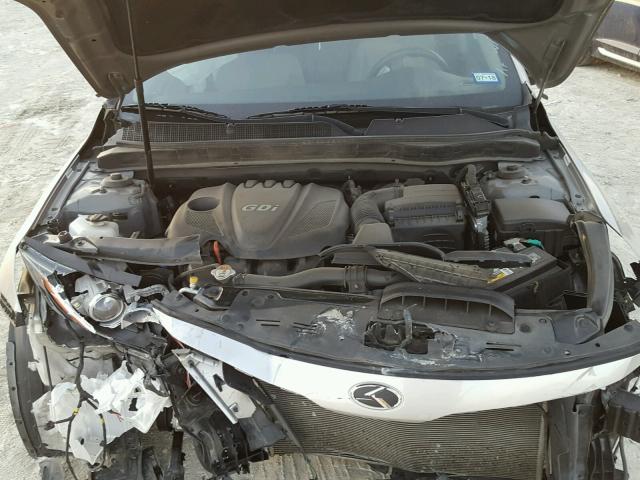 5XXGN4A70EG314062 - 2014 KIA OPTIMA EX SILVER photo 7