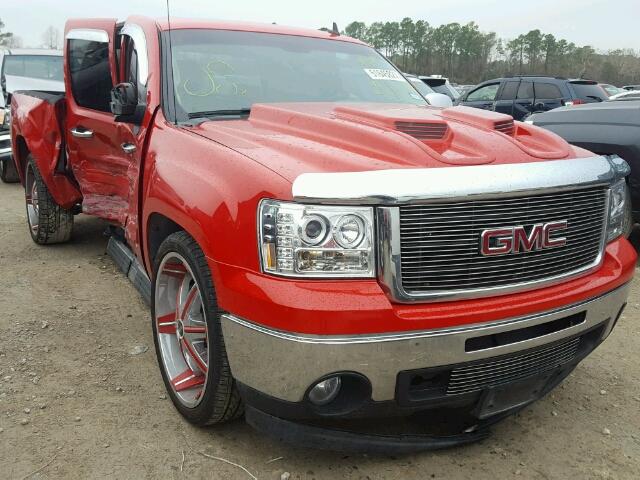 3GTEC23J49G204872 - 2009 GMC SIERRA C15 RED photo 1