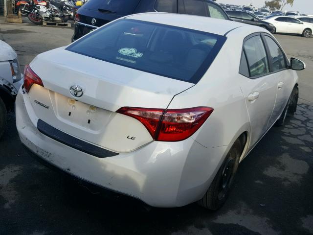 5YFBURHE1HP686620 - 2017 TOYOTA COROLLA L WHITE photo 4