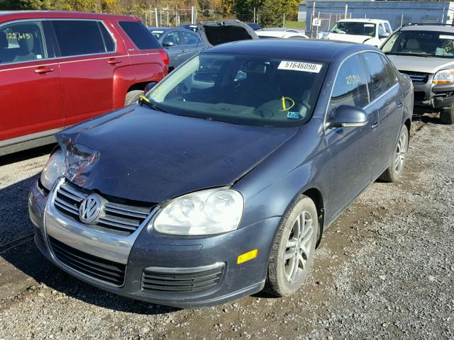 3VWST81K06M702191 - 2006 VOLKSWAGEN JETTA TDI BLUE photo 2