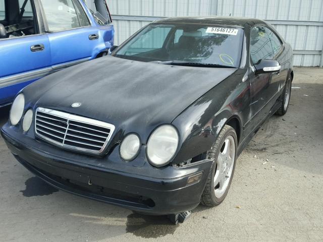 WDBLJ70G3YF159392 - 2000 MERCEDES-BENZ CLK 430 BLACK photo 2