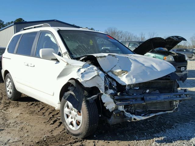 KNDMB133376134239 - 2007 KIA SEDONA EX WHITE photo 1