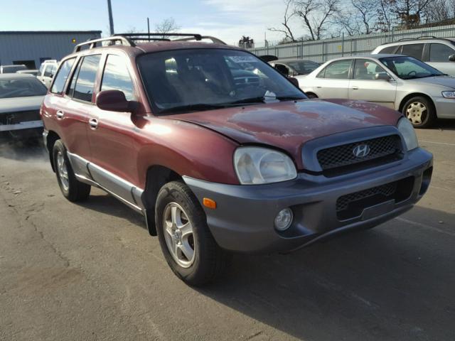 KM8SC13D12U274948 - 2002 HYUNDAI SANTA FE G MAROON photo 1