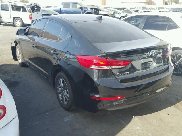 5NPD84LF5JH219820 - 2018 HYUNDAI ELANTRA SE BLACK photo 3