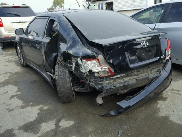 JTKJF5C79B3019844 - 2011 TOYOTA SCION TC 黑色 照片 3