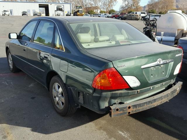 4T1BF28BX1U186953 - 2001 TOYOTA AVALON XL GREEN photo 3