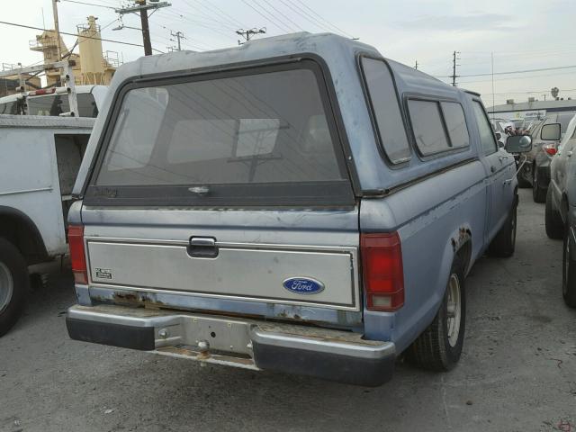 1FTBR10T2JUE21694 - 1988 FORD RANGER BLUE photo 4