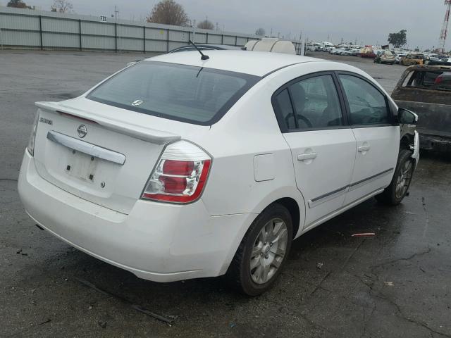 3N1AB6APXCL745975 - 2012 NISSAN SENTRA 2.0 WHITE photo 4