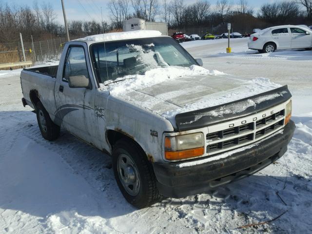 1B7FL26X4SW943882 - 1995 DODGE DAKOTA WHITE photo 1