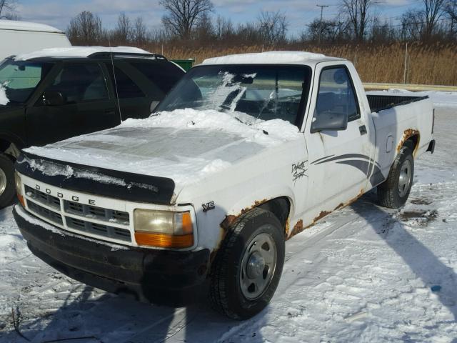 1B7FL26X4SW943882 - 1995 DODGE DAKOTA WHITE photo 2