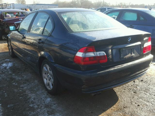 WBAAV33471FU91071 - 2001 BMW 325 I BLUE photo 3