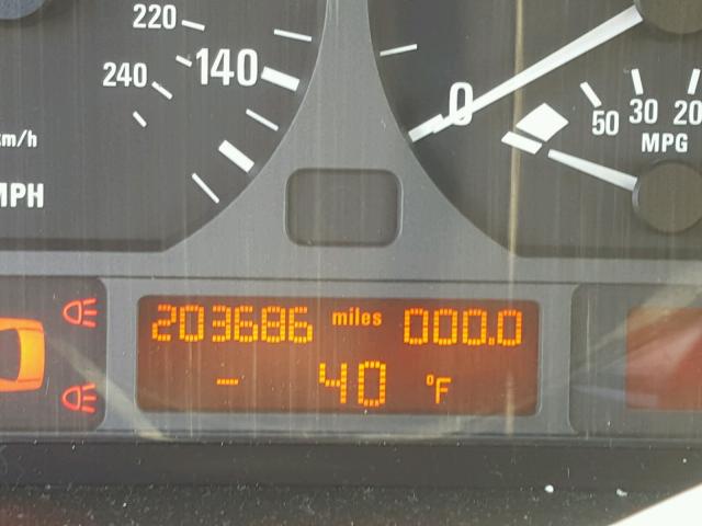 WBAAV33471FU91071 - 2001 BMW 325 I BLUE photo 8