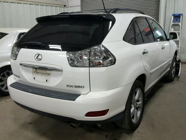 2T2GK31U19C059147 - 2009 LEXUS RX 350 WHITE photo 4