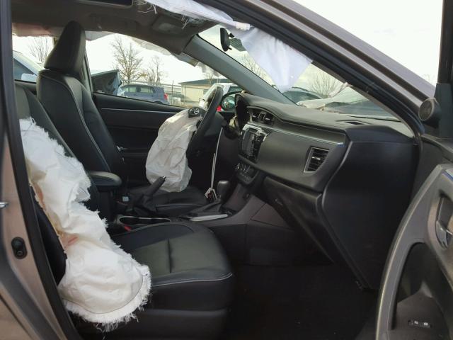 2T1BPRHE5EC038653 - 2014 TOYOTA COROLLA EC 棕色 照片 5