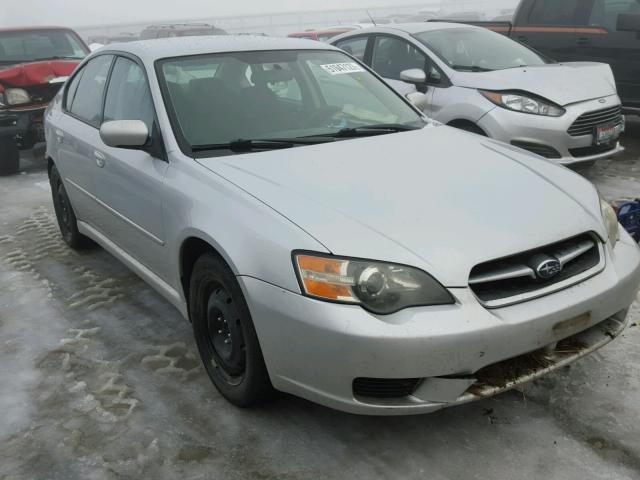 4S3BL616257215402 - 2005 SUBARU LEGACY 2.5 SILVER photo 1