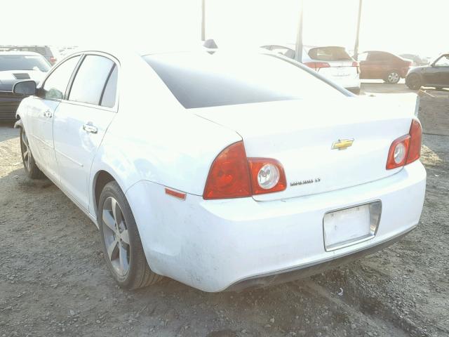 1G1ZC5EU0CF101945 - 2012 CHEVROLET MALIBU 1LT WHITE photo 3