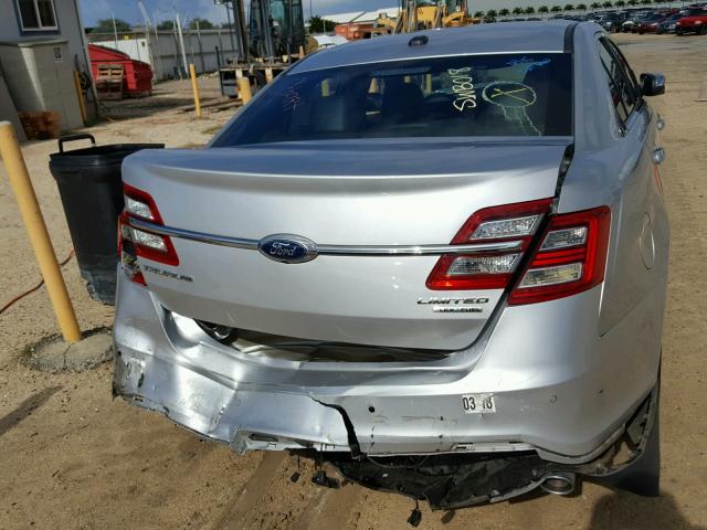 1FAHP2F89GG103027 - 2016 FORD TAURUS LIM SILVER photo 9