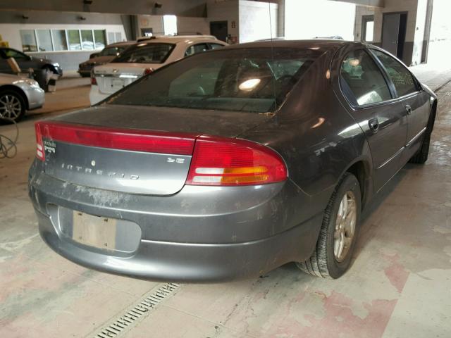 2B3HD46R64H652659 - 2004 DODGE INTREPID S GRAY photo 4