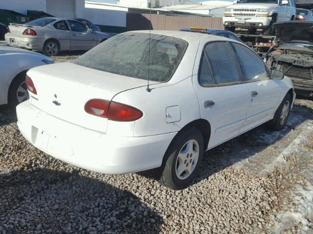 1G1JC524627224451 - 2002 CHEVROLET CAVALIER B WHITE photo 4