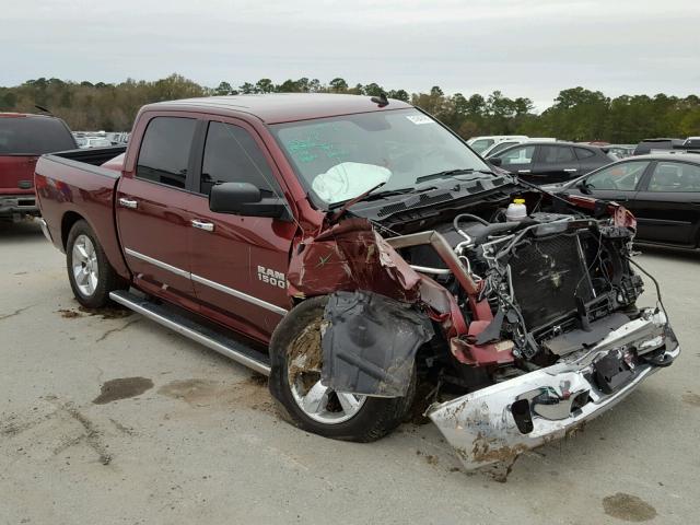 3C6RR7LT5HG549056 - 2017 RAM 1500 SLT BURGUNDY photo 1