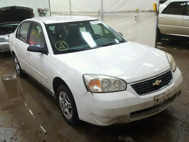 1G1ZS58FX7F274183 - 2007 CHEVROLET MALIBU LS WHITE photo 1