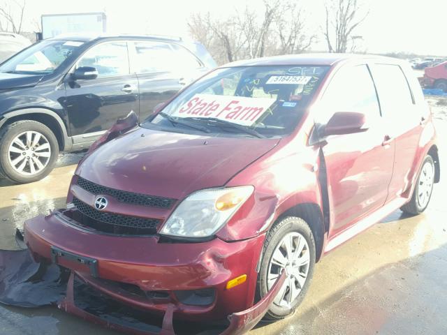 JTKKT624960172239 - 2006 TOYOTA SCION XA BURGUNDY photo 2