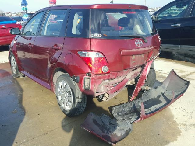 JTKKT624960172239 - 2006 TOYOTA SCION XA BURGUNDY photo 3