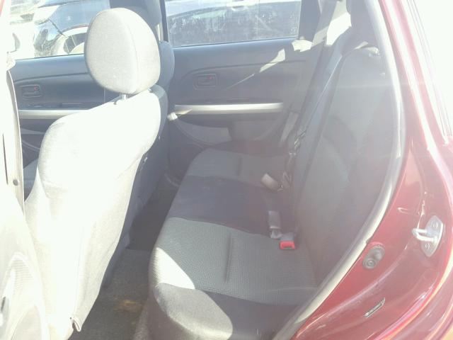 JTKKT624960172239 - 2006 TOYOTA SCION XA BURGUNDY photo 6