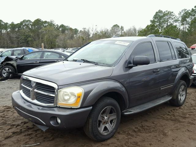 1D4HD58D54F131331 - 2004 DODGE DURANGO LI GRAY photo 2