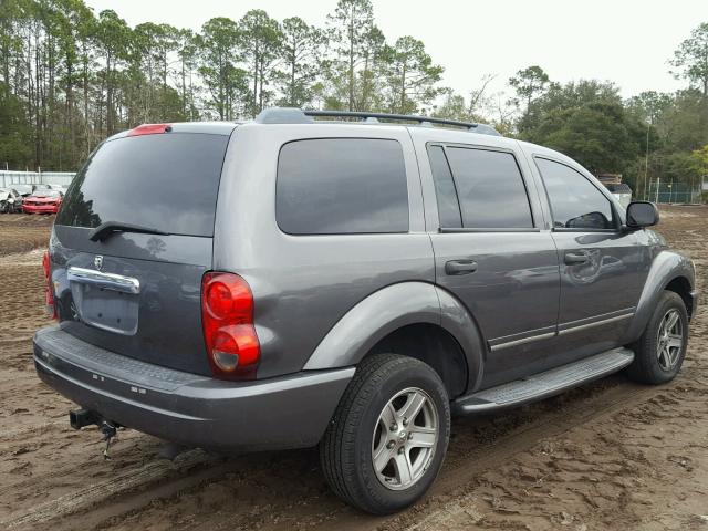 1D4HD58D54F131331 - 2004 DODGE DURANGO LI GRAY photo 4