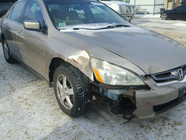 1HGCM56304A032366 - 2004 HONDA ACCORD LX TAN photo 9