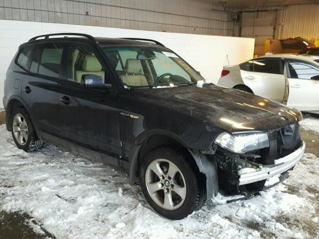 WBXPC93447WF13368 - 2007 BMW X3 3.0SI BLACK photo 1