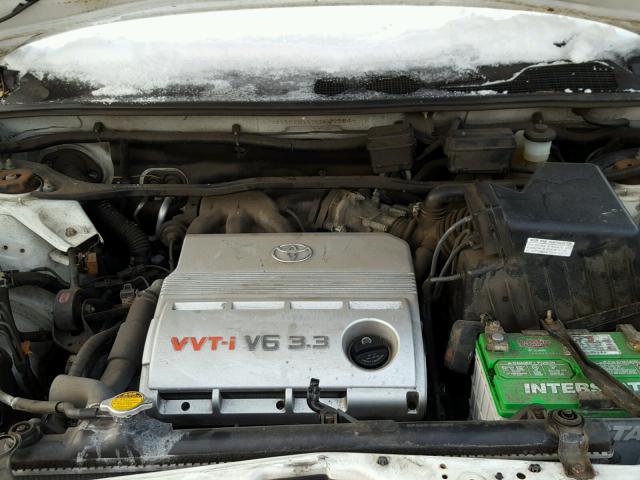 JTEEP21A750099584 - 2005 TOYOTA HIGHLANDER WHITE photo 7