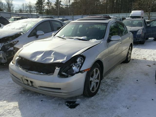 JNKCV51E93M022970 - 2003 INFINITI G35 SILVER photo 2