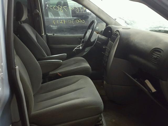 2C4GP54L45R393820 - 2005 CHRYSLER TOWN & COU BLUE photo 5