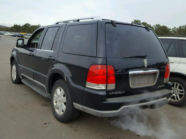 5LMEU78H23ZJ14474 - 2003 LINCOLN AVIATOR BLACK photo 3