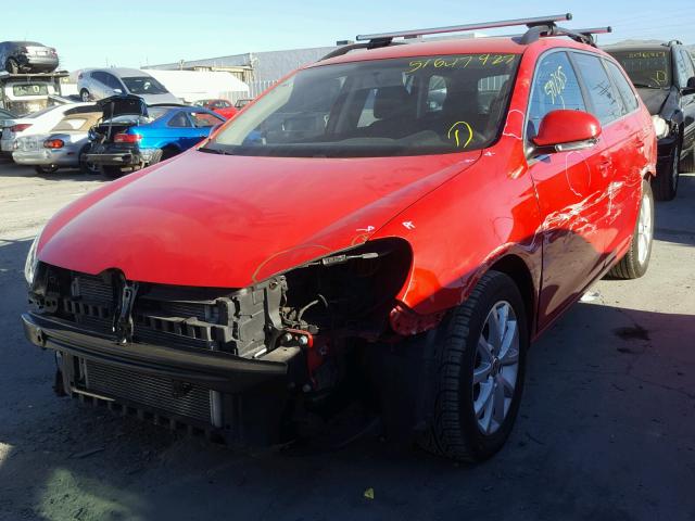 3VWPP7AJ4EM602458 - 2014 VOLKSWAGEN JETTA S 红色 照片 2