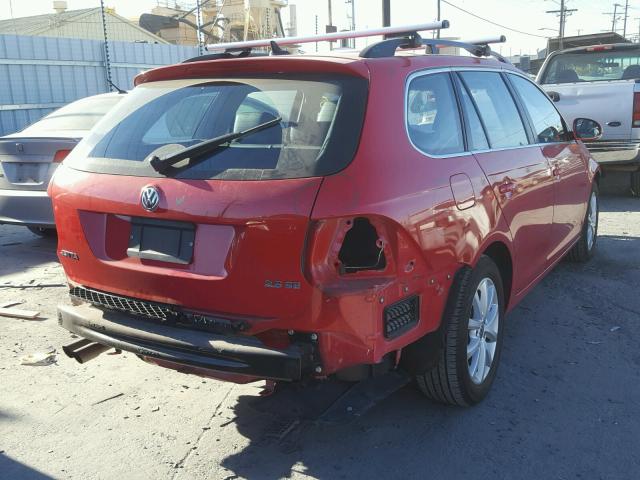 3VWPP7AJ4EM602458 - 2014 VOLKSWAGEN JETTA S 红色 照片 4