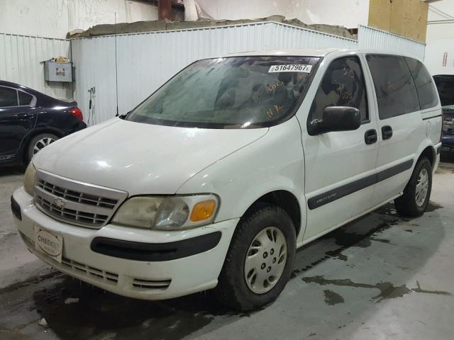 1GNDU23EX3D161100 - 2003 CHEVROLET VENTURE EC WHITE photo 2