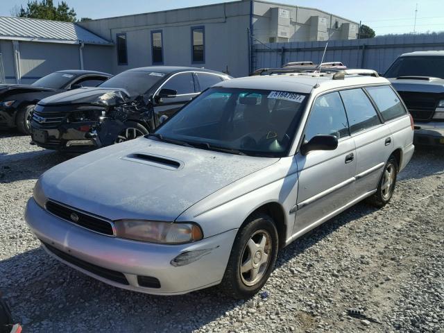 4S3BK4357V7309576 - 1997 SUBARU LEGACY L SILVER photo 2