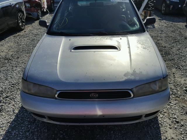 4S3BK4357V7309576 - 1997 SUBARU LEGACY L SILVER photo 9