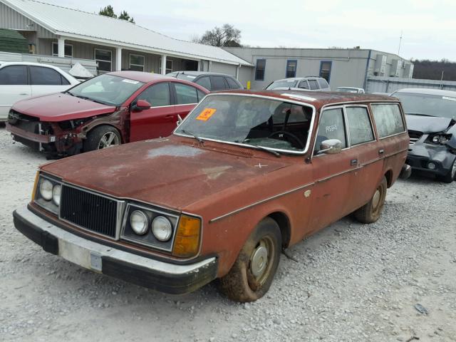 VC24545M1216412 - 1979 VOLVO WAGON ORANGE photo 2