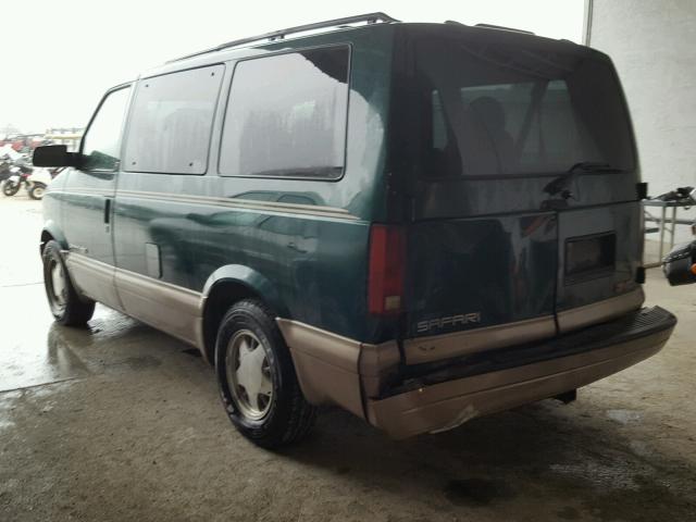 1GKEL19X22B505410 - 2002 GMC SAFARI XT GREEN photo 3