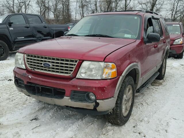 1FMZU74W03UC14952 - 2003 FORD EXPLORER E RED photo 2