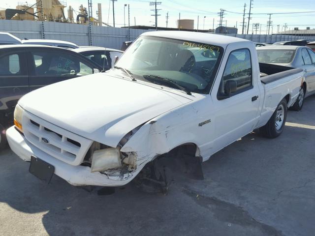 1FTYR10C1XTA12952 - 1999 FORD RANGER WHITE photo 2