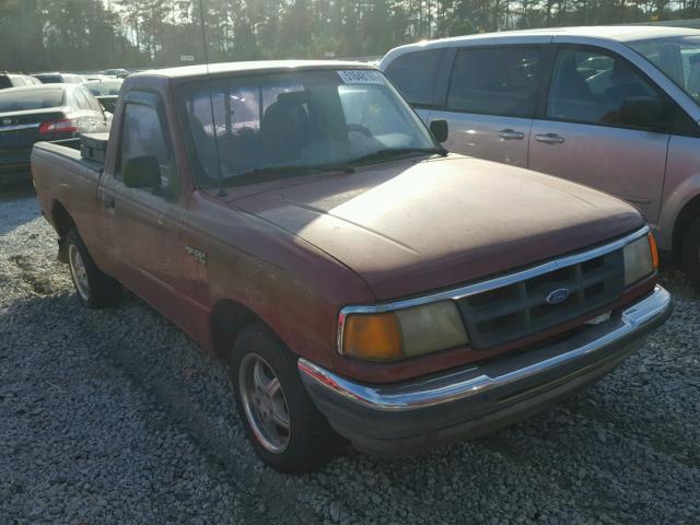 1FTCR10X4PUC29452 - 1993 FORD RANGER BURGUNDY photo 1